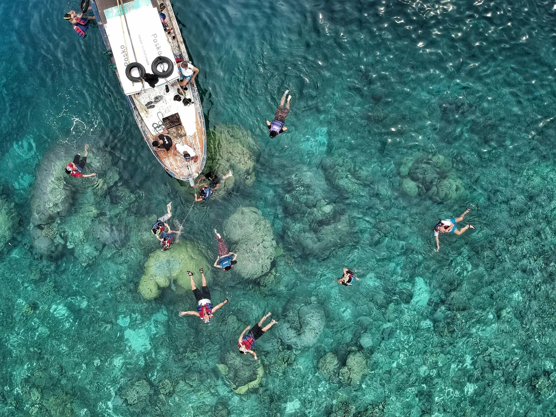 Snorkeling and coral belt